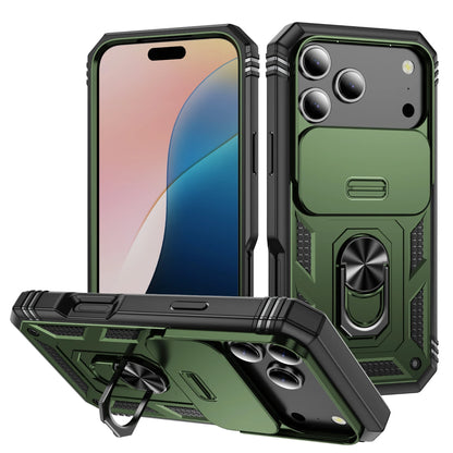 Camera Proctive Phone Case for IPhone 17 Air 16 16E 15 14 13 12 11 XS XR Pro Max Plus Cover With Ring Holder Heavy Duty