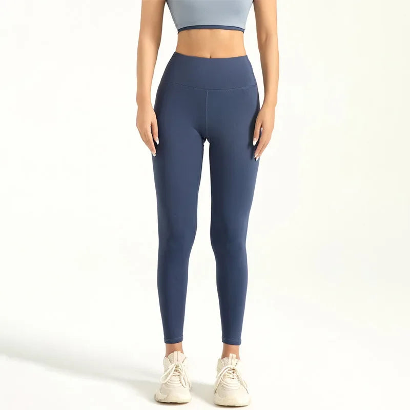 2025 New Sport Leggings for Women High Waist Yoga Leggings Soft Breathable Sports Tights Leggings Fitness Gym Elastic Pants Y2K