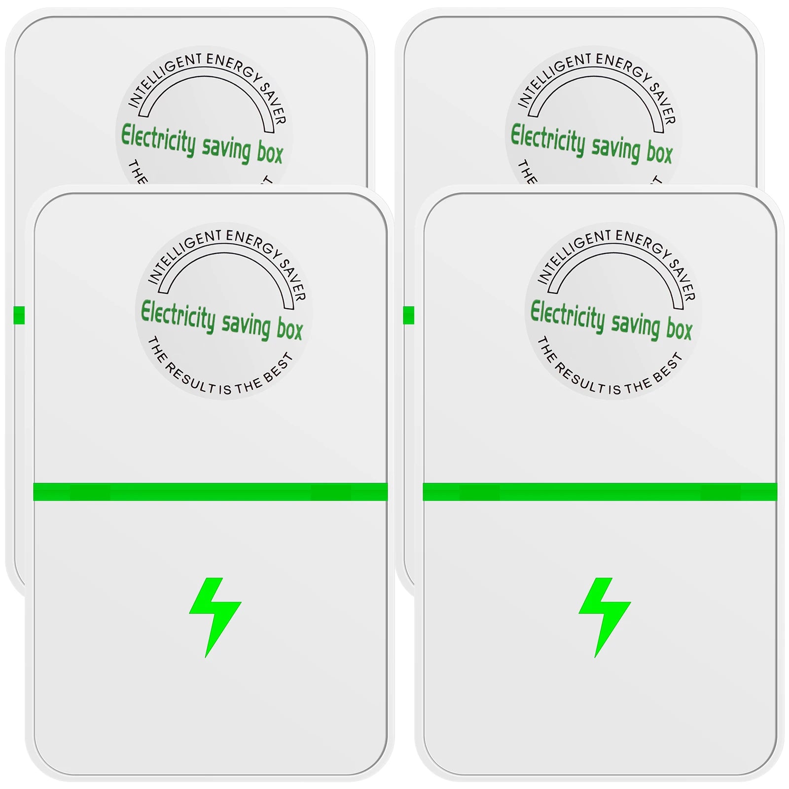 2/4Pcs Power Saver Portable Electricity US Energy Saver Smart Saving Box Safe Household Plug 90V-250V for Office Kitchen Accesso