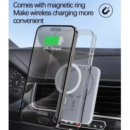 30W Magnetic Car Wireless Chargers Air Vent Clip Phone Holder for iPhone16 15 14 13 12 Pro Max Macsafe Car Charger Fast Charging