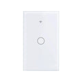 US Plug WiFi Smart Light Switch Single Open App Control Touch Sensor Switch Touch Control Remote Control Wall Switch Smart Home