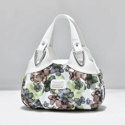 Luxury Handbag Women Printing PU Leather Handle Bag Fashion Brand Lady Tote Big Capacity Shoulder Bag Shopping Purse2024