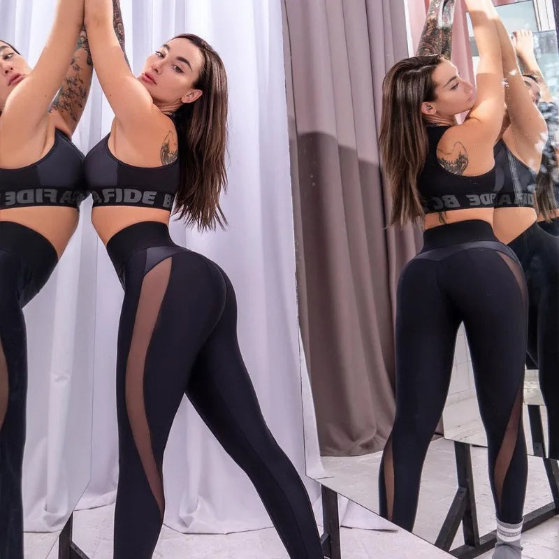 Leggings de yoga deportivos para mujer, leggings de fitness sin costuras, leggings de entrenamiento, leggings de moda push up, ropa de gimnasio para mujer, Dropshipping