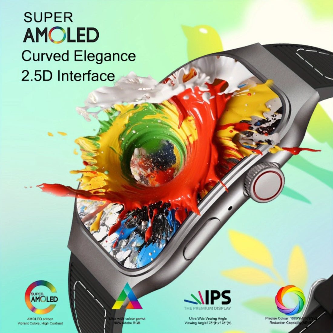 LAXASFIT New Slim Smart Watch Men&