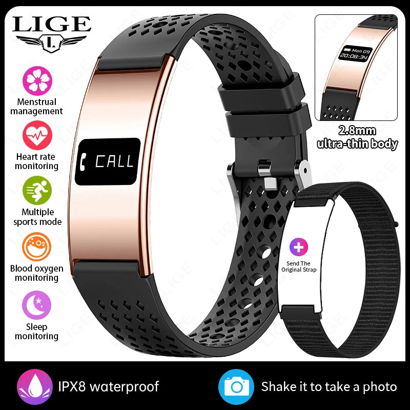 Health Smart Bracelet Ultralight Fitness Tracker Smart Wristband Heart Rate Sleep Monitor Pedometer Slim Smartwatch Android iOS