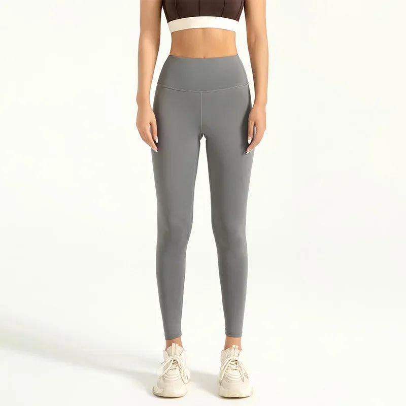 2025 New Sport Leggings for Women High Waist Yoga Leggings Soft Breathable Sports Tights Leggings Fitness Gym Elastic Pants Y2K