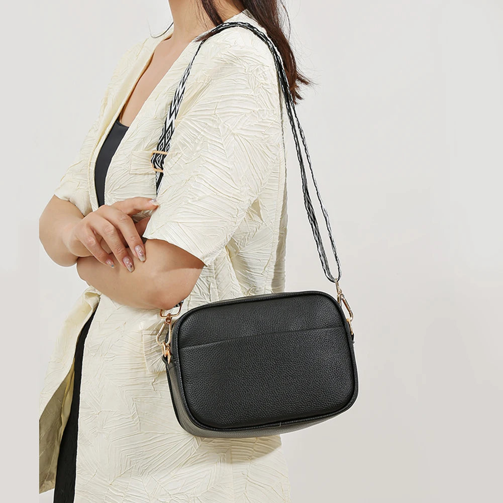 Bolso de mano de moda para mujer, marca de lujo, bolsos de cuero para mujer, bolsos de hombro 2024, bolso de diseñador, bolso de mensajero de color sólido