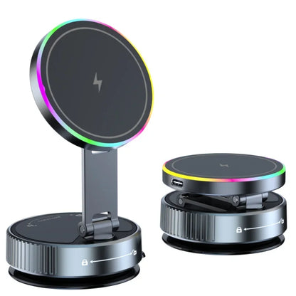 Magnetic Car Wireless Charger Universal Car Phone Holder Mount Fast Charging for iPhone 15 14 13 12 Pro Max Mini Magnet Chargers
