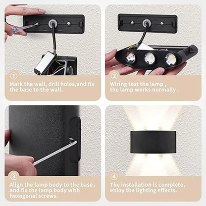 Aplique LED Moderno Interior/Exterior