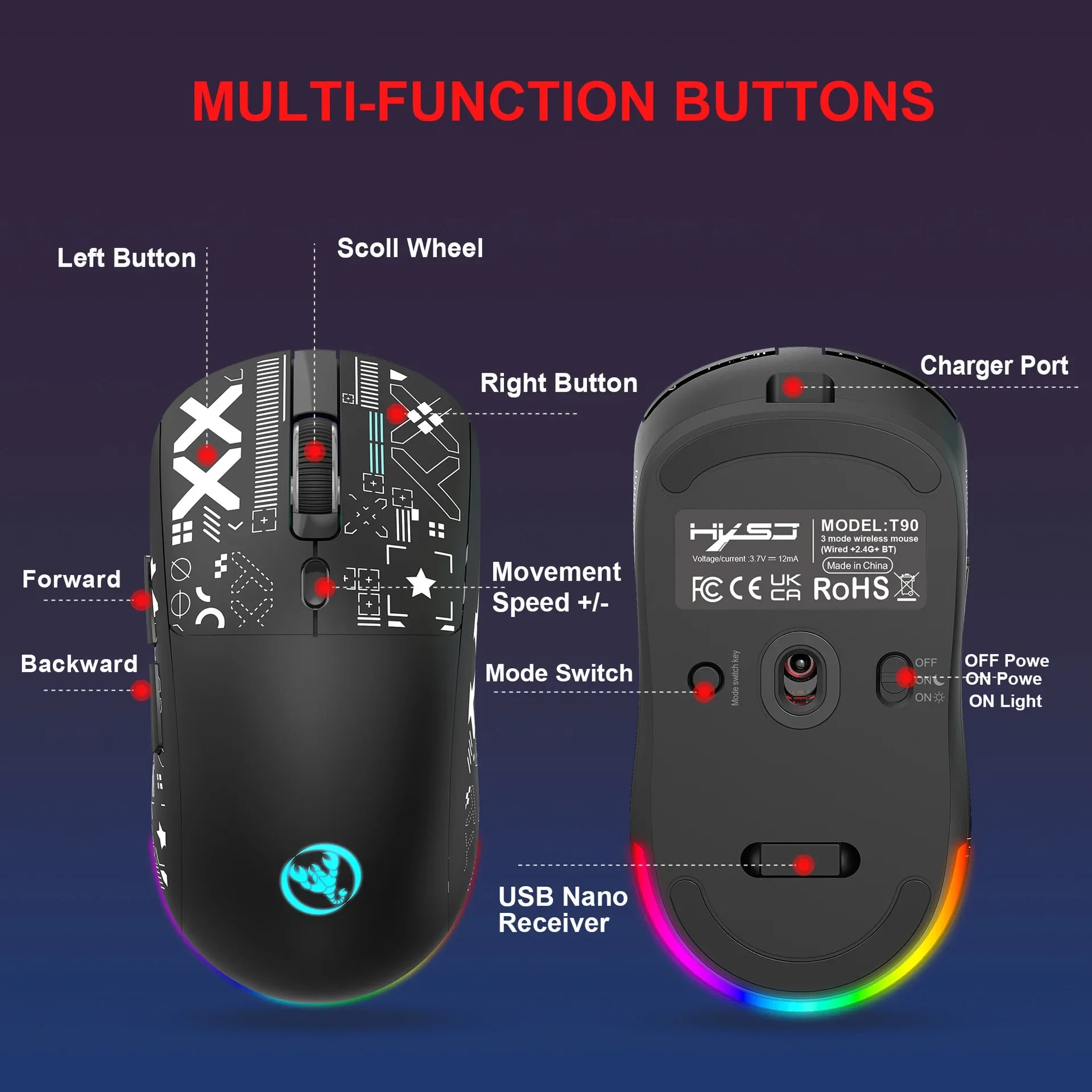 Keyboard and Mouse Combo Backlight Kit Gamer White Key Board Offers Combo Computer Wired Keyboards Mouses Home Office Teclado