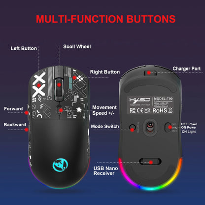 Keyboard and Mouse Combo Backlight Kit Gamer White Key Board Offers Combo Computer Wired Keyboards Mouses Home Office Teclado
