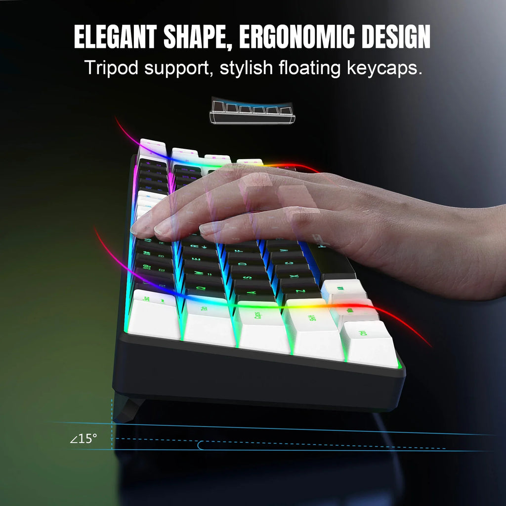 Keyboard and Mouse Combo Backlight Kit Gamer White Key Board Offers Combo Computer Wired Keyboards Mouses Home Office Teclado