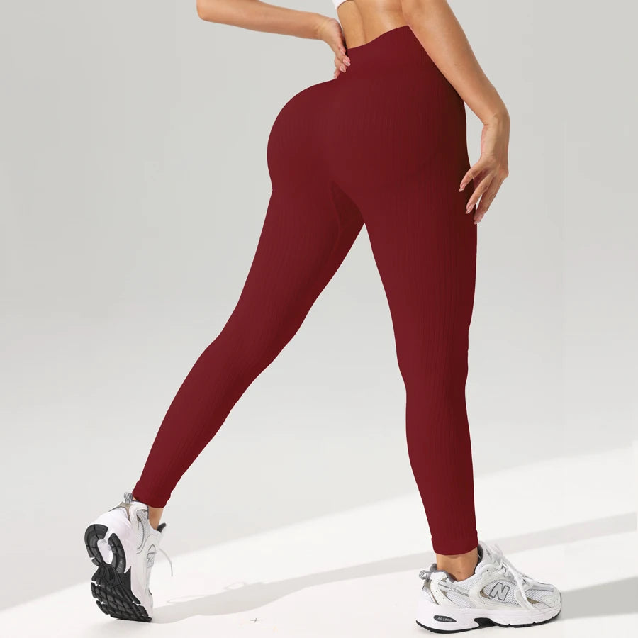 Women Sports Leggings Seamless Yoga Pants w/Tummy Control Sportswear Woman Gym Leggings Women&