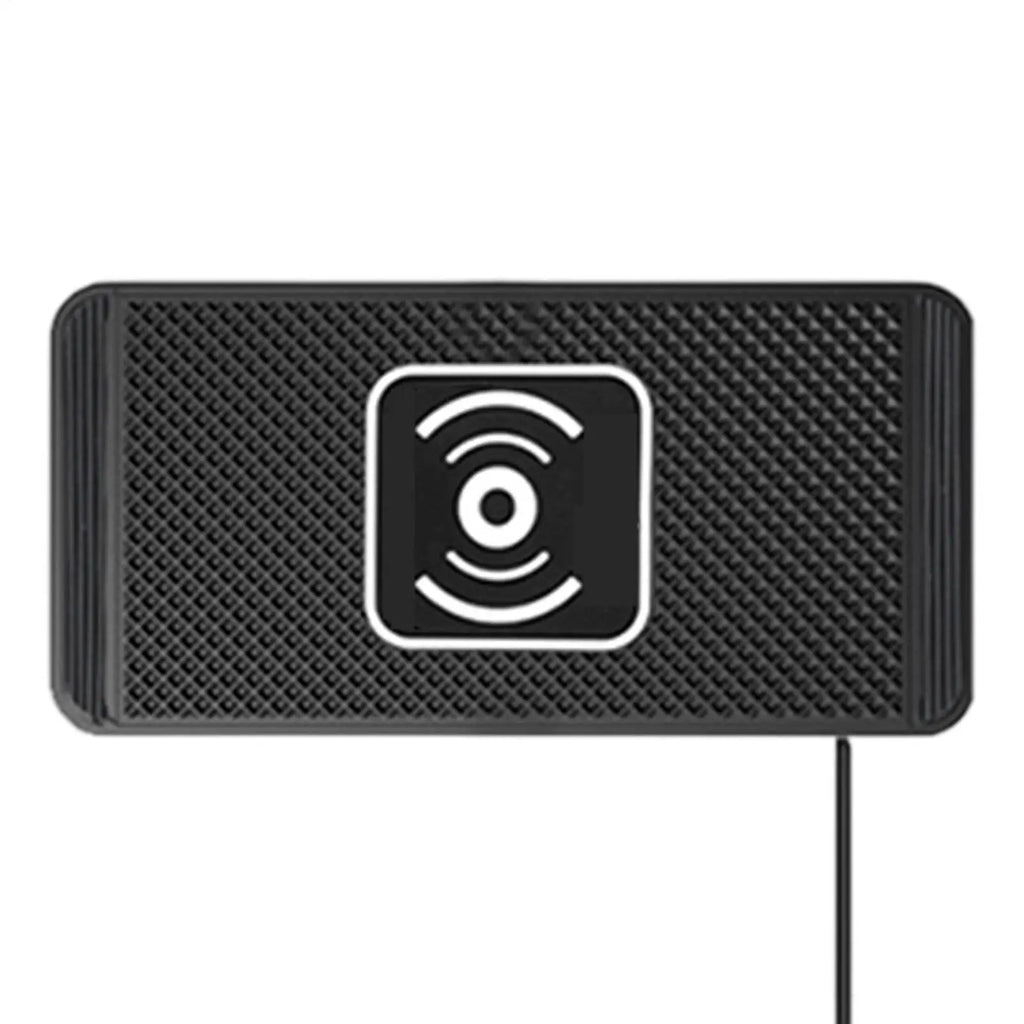 Car Wireless Charging Pad 15W Wireless Auto Phone Charger Pad Automatic Sensing Charging Mat Non-Slip Silicone mat For Phone