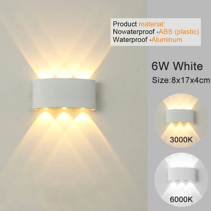 Aplique LED Moderno Interior/Exterior