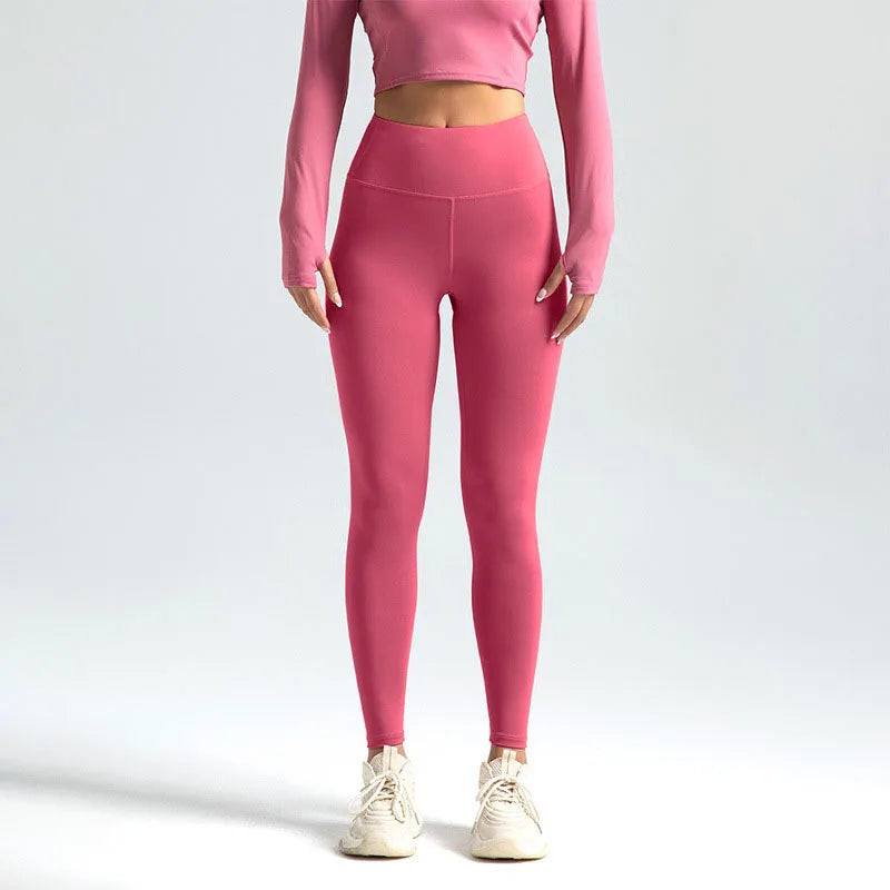 2025 New Sport Leggings for Women High Waist Yoga Leggings Soft Breathable Sports Tights Leggings Fitness Gym Elastic Pants Y2K