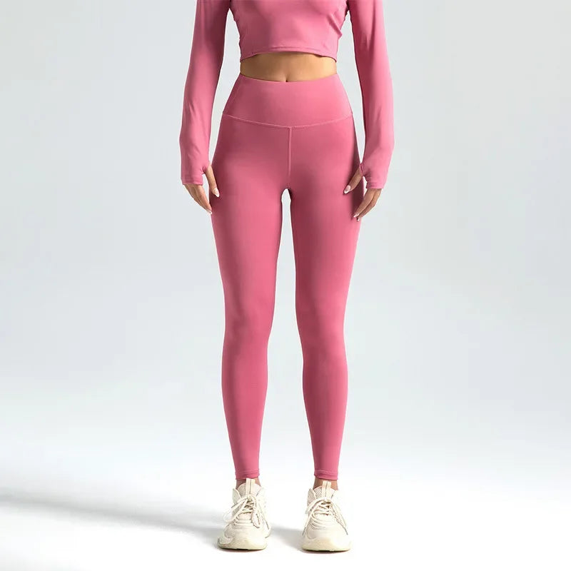 2025 New Sport Leggings for Women High Waist Yoga Leggings Soft Breathable Sports Tights Leggings Fitness Gym Elastic Pants Y2K